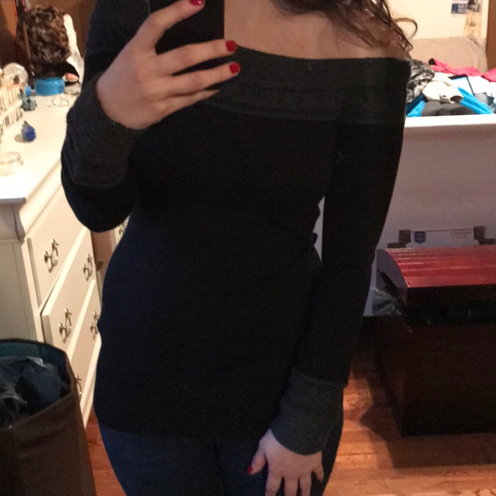 Extremely soft off the shoulder sexy sweater